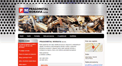 Desktop Screenshot of pmmetal.cz